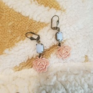 Rose earrings